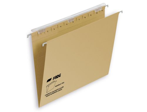 Capas de suspensao fade tiki folio visor superior 290 mm efeito lupa kraft eco 230 g/m lombada v , Fade , 62788 , 4002030010178